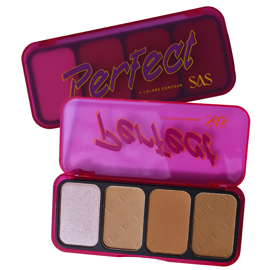 Paleta de Contornos SAS Cosmetics PERFECT - SAF035B 4 SAS Cosmeticos-skincare