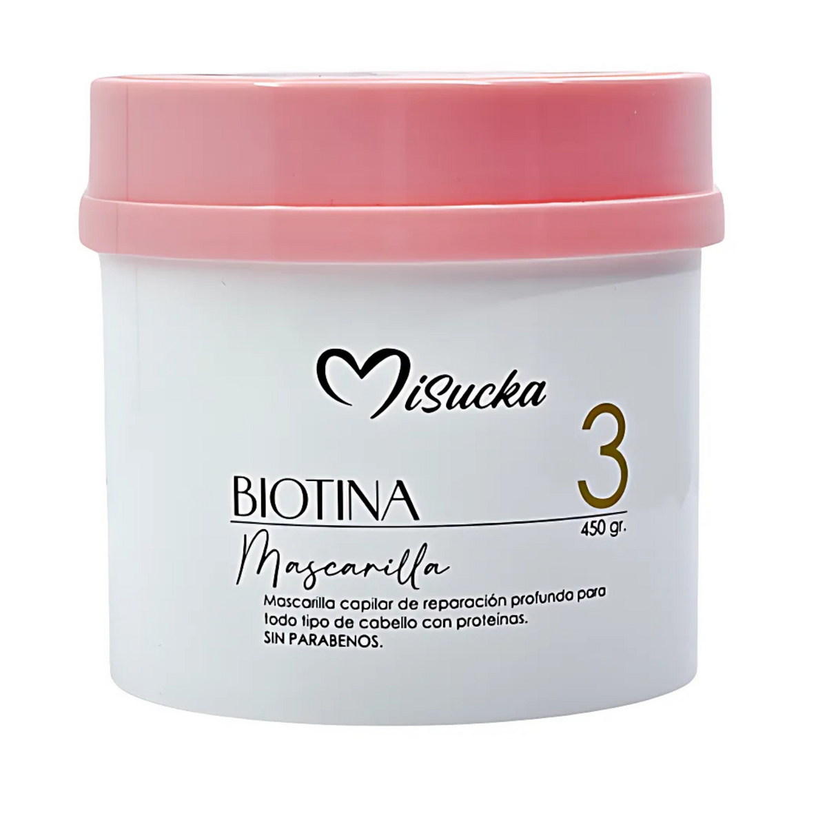 MASCARILLA CAPILAR BIOTINA 450g – MISUCKA