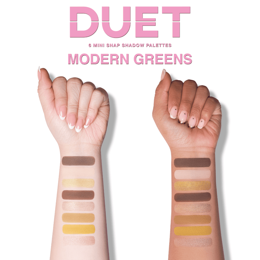 Paleta de Sombras DUET Beauty Creations - Modern Greens