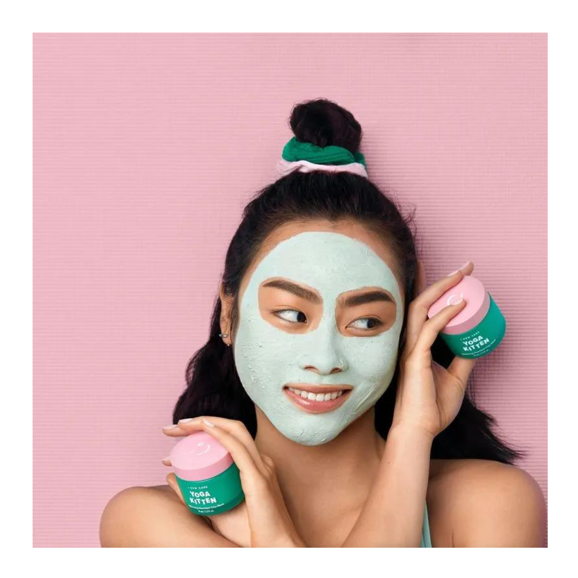 Mascarilla de Arcilla Yoga Kitten Balancing Heartleaf Clay Mask I DEW CARE Cosmeticos-skincare