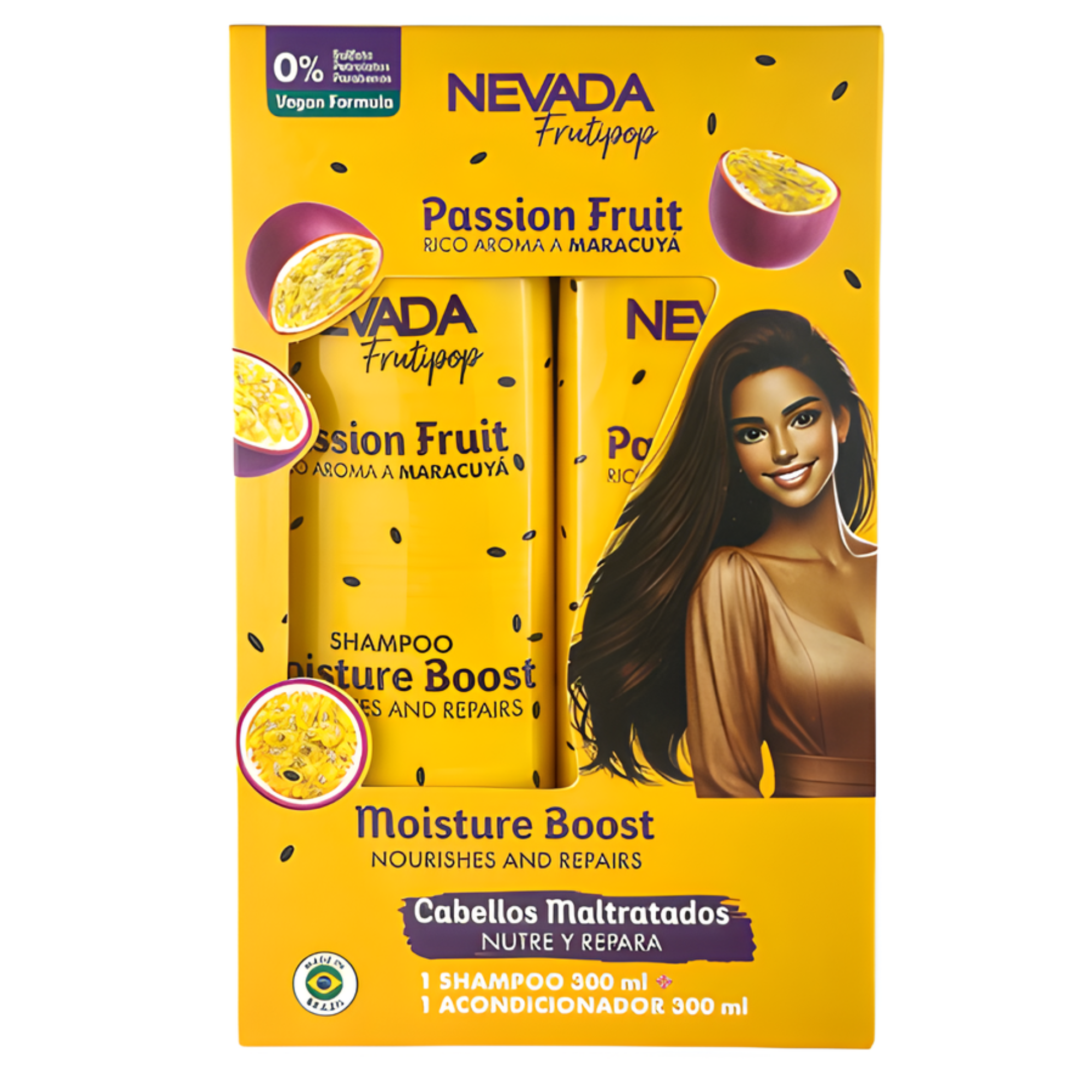 Pack Shampo y Acondicionador NEVADA Cabellos Maltratados - 300 Ml NEVADA Cosmeticos-skincare