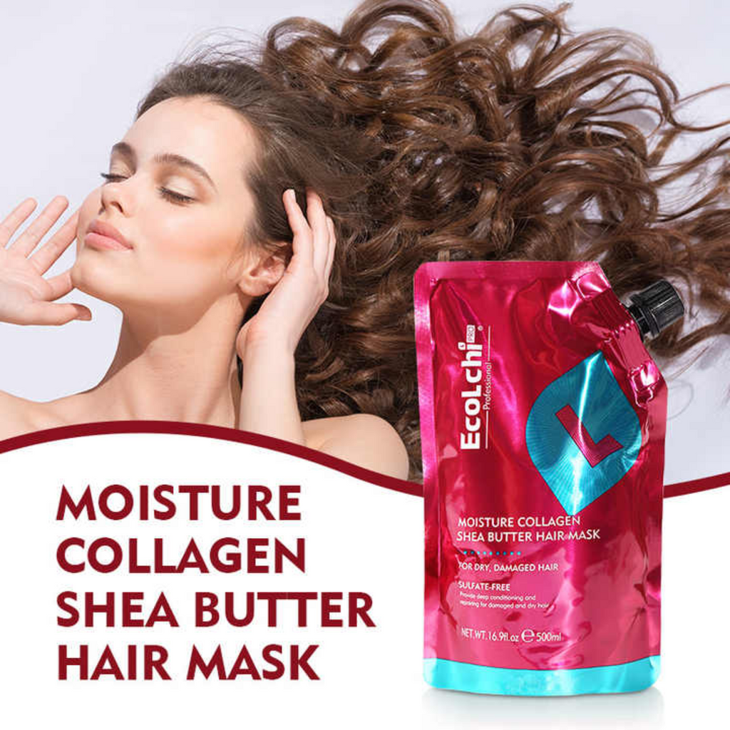 Mascarilla Capilar Hidratante de colágeno y Karité Ecolchi PRO - 500 Ml ECOLCHI PRO Cosmeticos-skincare