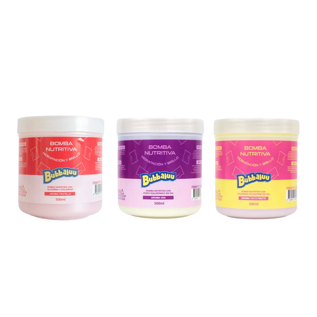 Bomba Nutritiva Bubbaluu 500ml - Aroma Tutti Frutti BUBBALUU Cosmeticos-skincare
