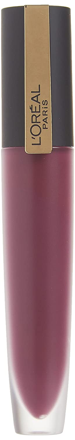 Labial Rouge Signature Larga Duración tono 442 CAPTIVATE LOREAL Cosmeticos-skincare
