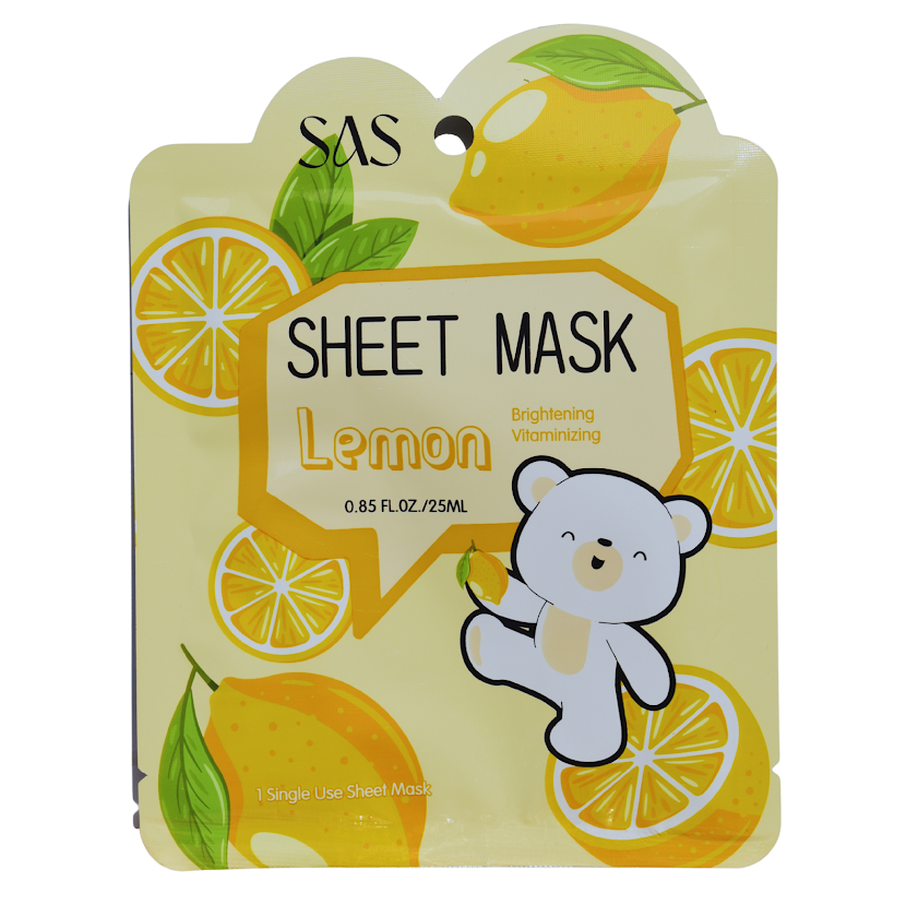 Mascarilla Facial SAS Cosmetics -Lemon SAS COSMETICS Cosmeticos-skincare