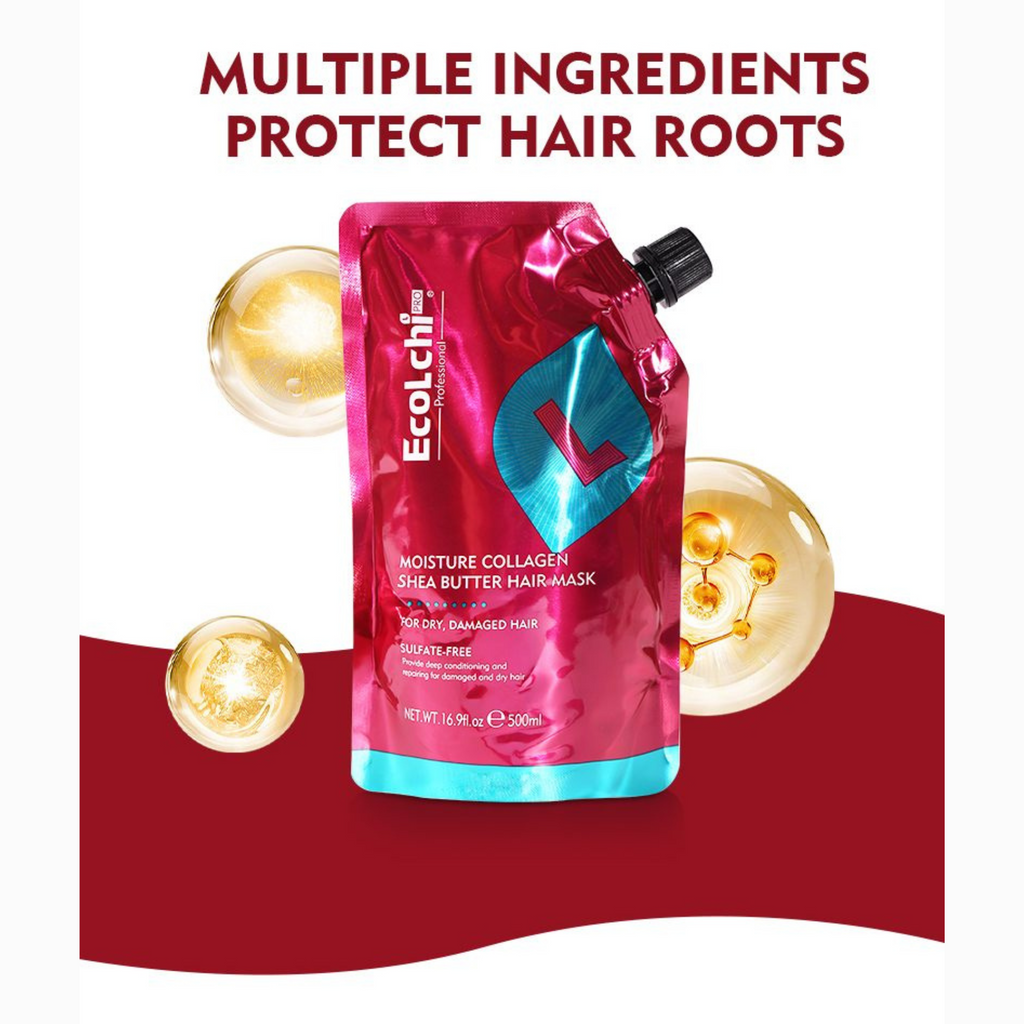 Mascarilla Capilar Hidratante de colágeno y Karité Ecolchi PRO - 500 Ml ECOLCHI PRO Cosmeticos-skincare