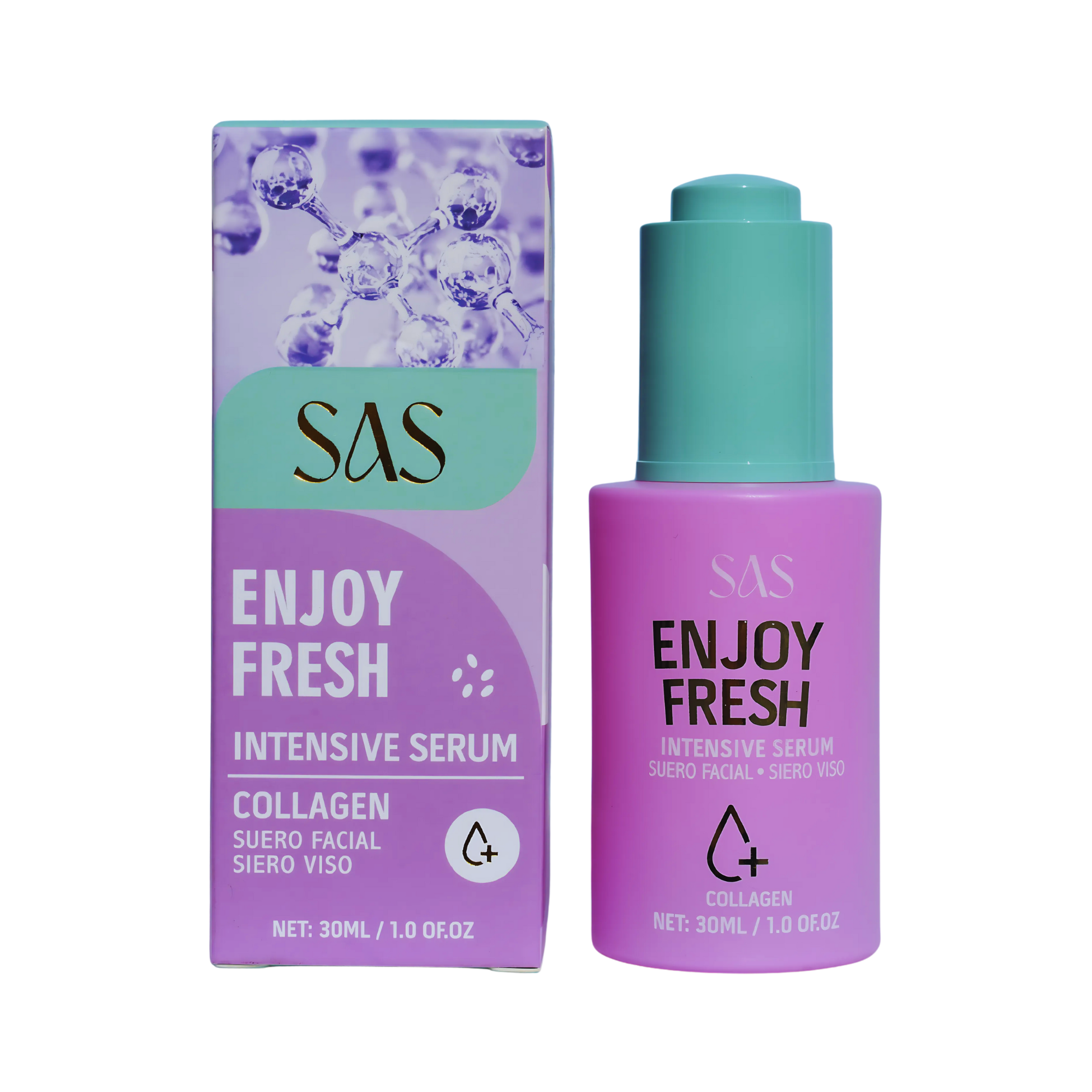 Serum Facial Hidratante SAS Cosmetics 30 ML - COLLAGEN SAS COSMETICS Cosmeticos-skincare