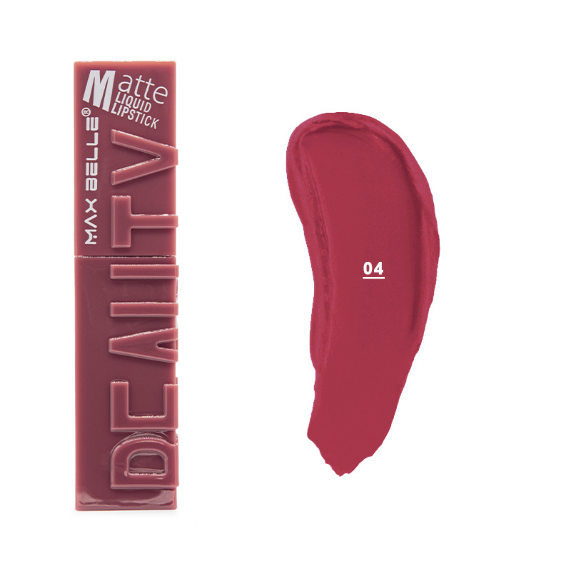 Labial Liquido Matte Dupe de Maybelline - MB011284 - Tono 04 MAX BELLE Cosmeticos-skincare