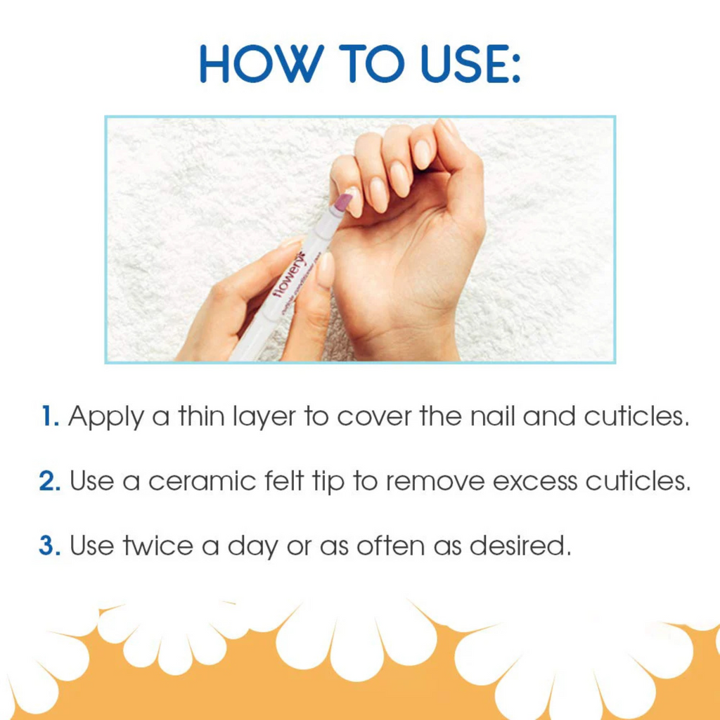 Aceite para Cutículas en formato Lápiz - Flowery FLOWELY Cosmeticos-skincare