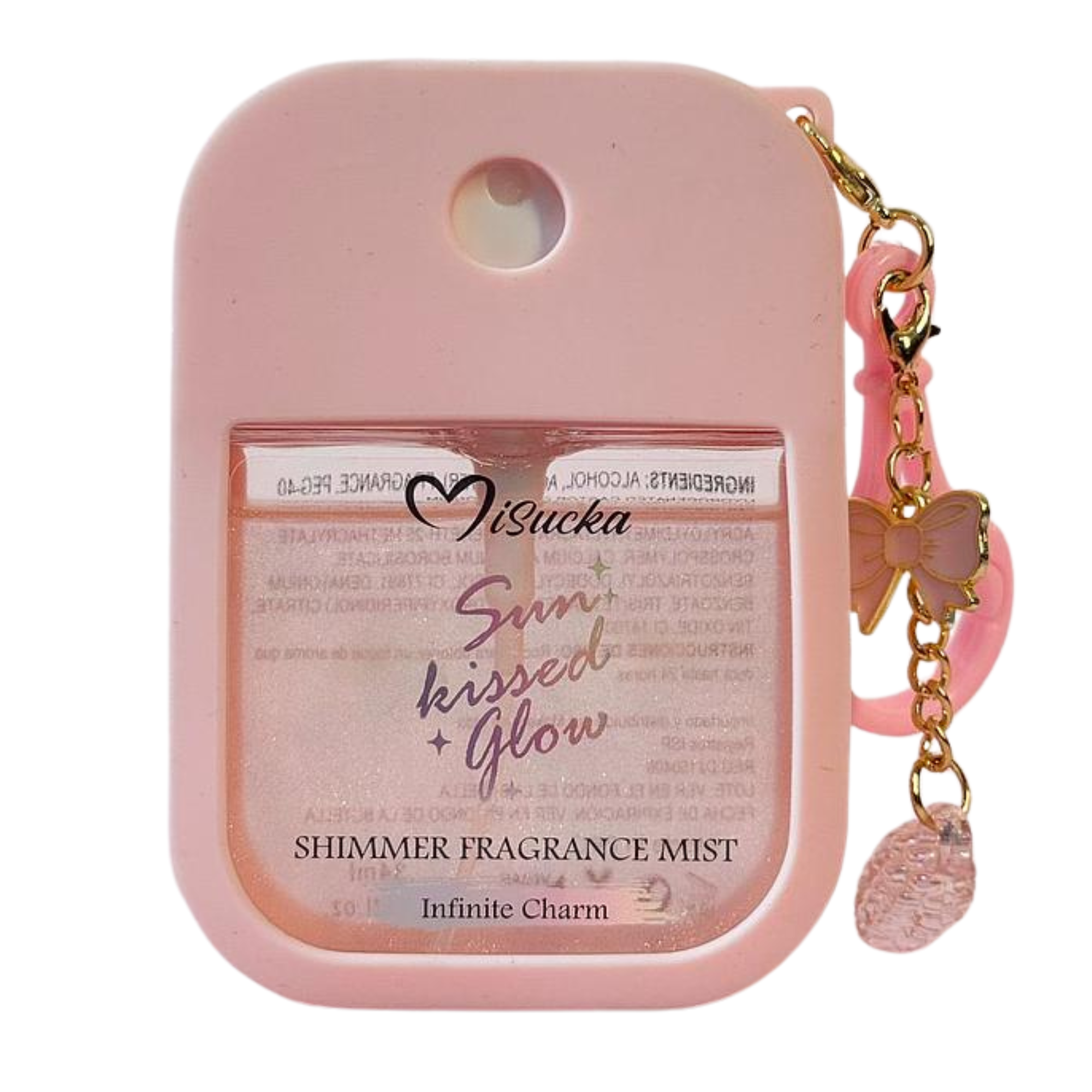 Body Mist Shimmer Misucka Colgante y Recargable 34Ml - Infinite Charm Bombshell MISUCKA Cosmeticos-skincare