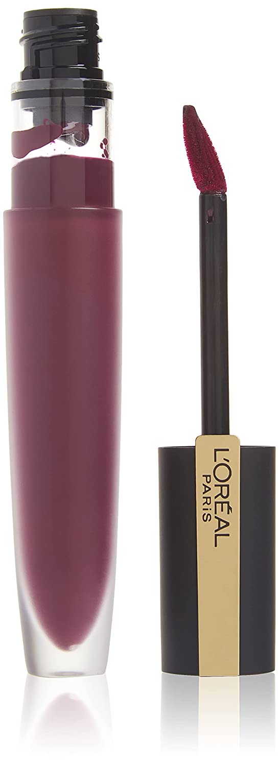 Labial Rouge Signature Larga Duración tono 442 CAPTIVATE LOREAL Cosmeticos-skincare