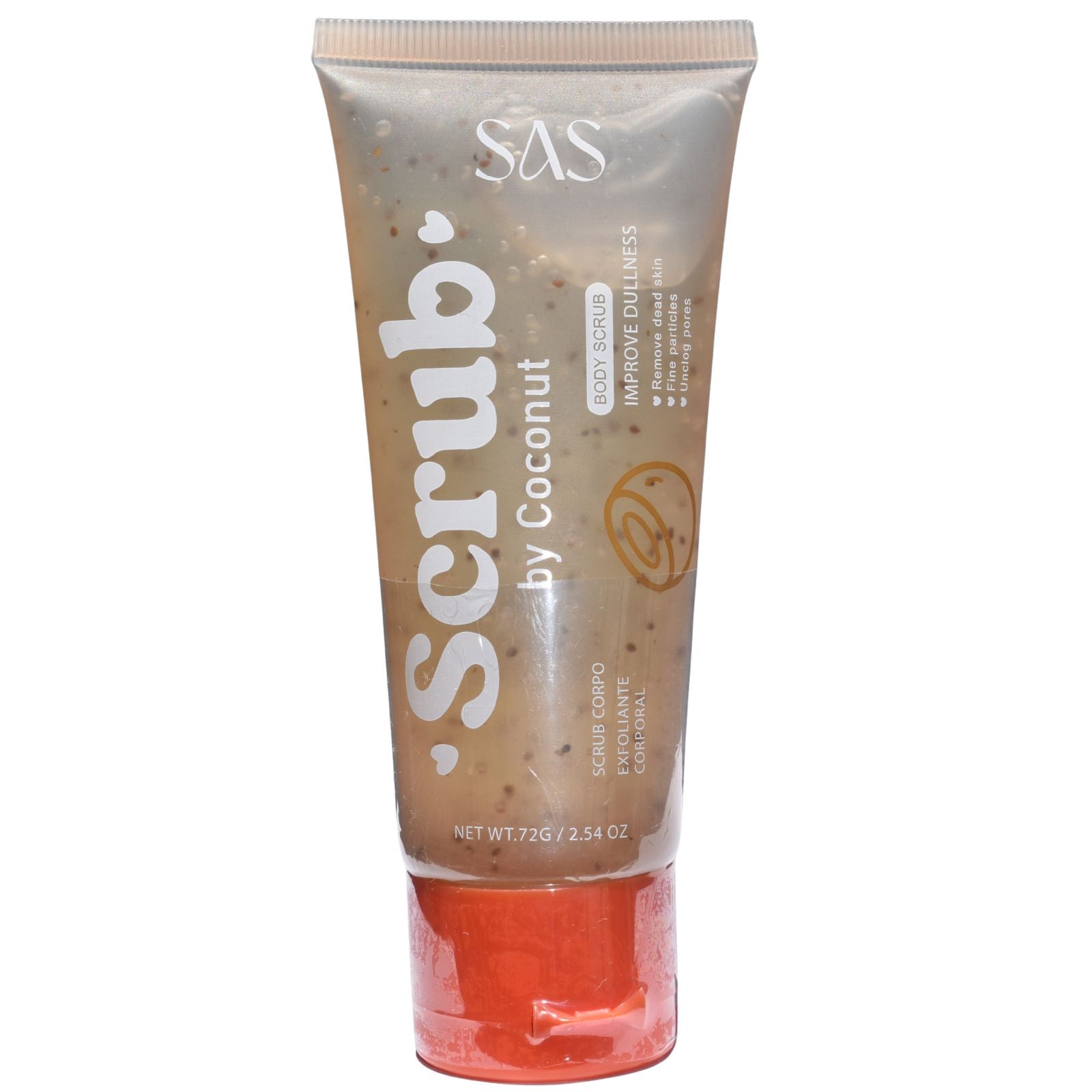 Exfoliante Corporal SAS Cosmetics 72g - SAH216-4 - COCONUT