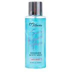 Body Mist Shimmer Misucka Aqua Blue - 250 Ml Agua Kiss - Z01 MISUCKA Cosmeticos-skincare