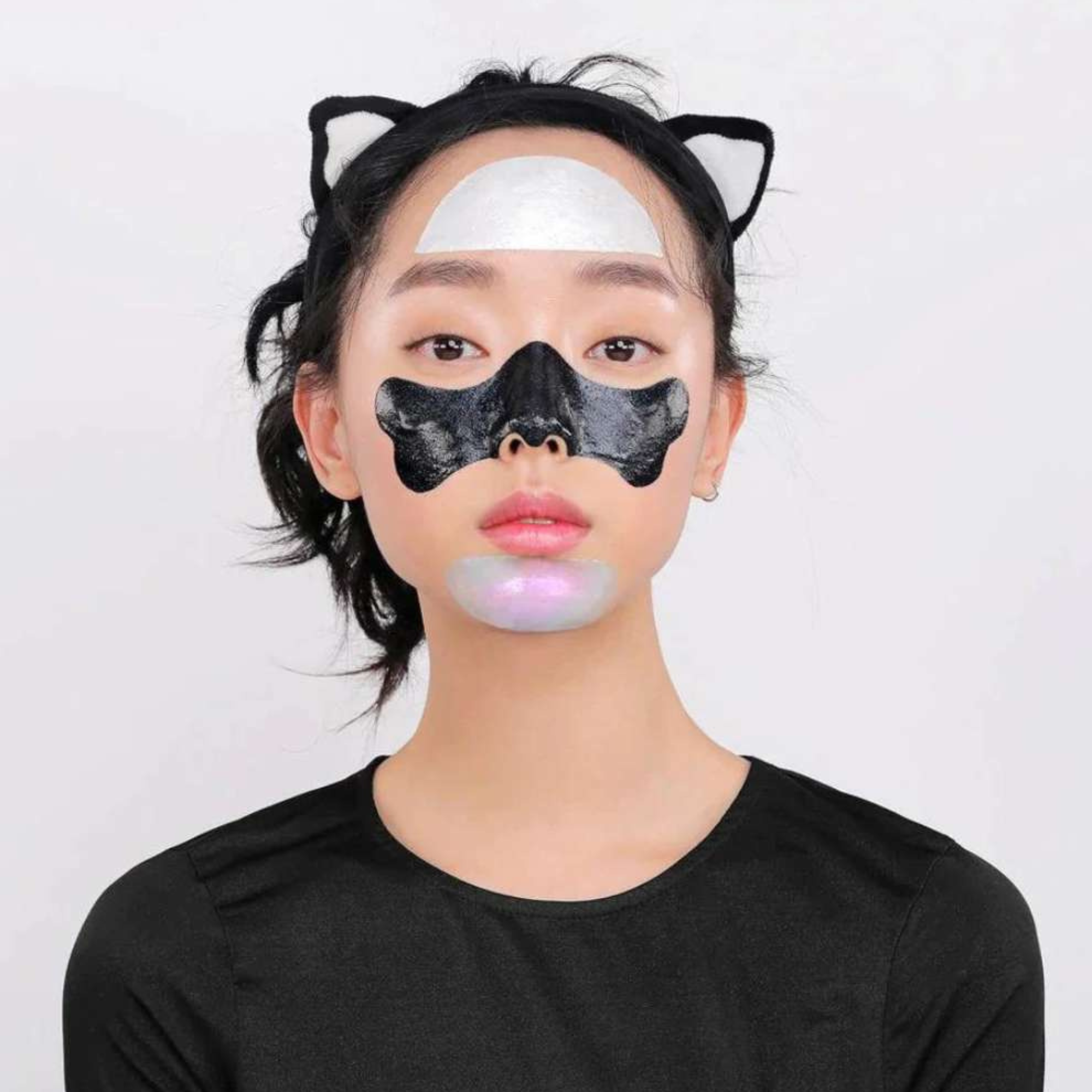 Mascarilla exfoliante de carbón peel-off solo zona t - space kitten 9 ml - AD71 I DEW CARE Cosmeticos-skincare