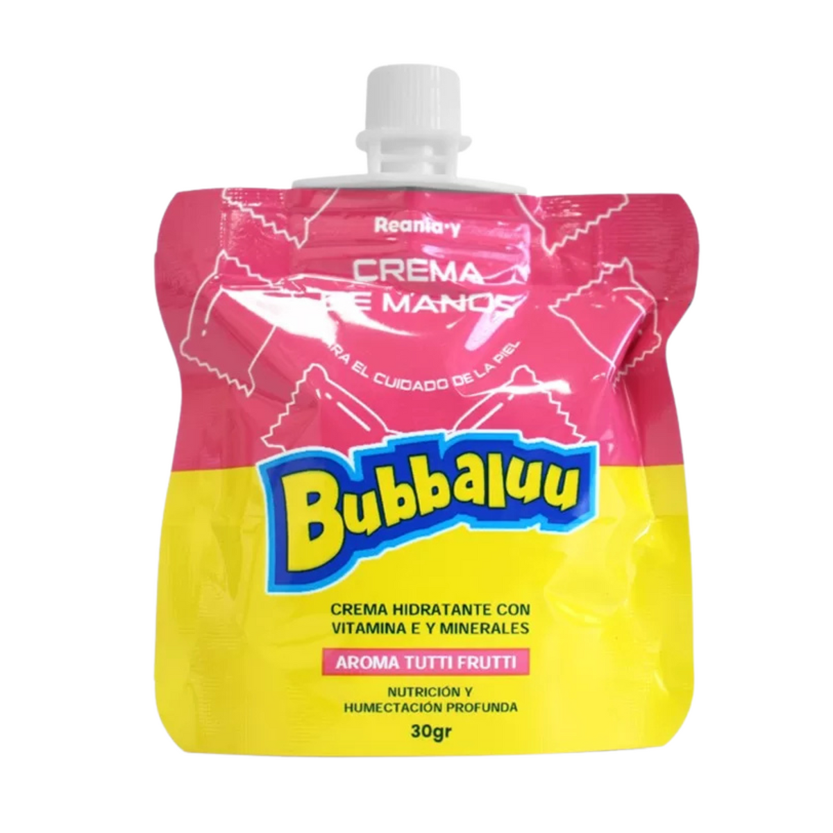 Crema de Manos Bubbaluu 30gm - Aroma Tutti Frutti - 1808