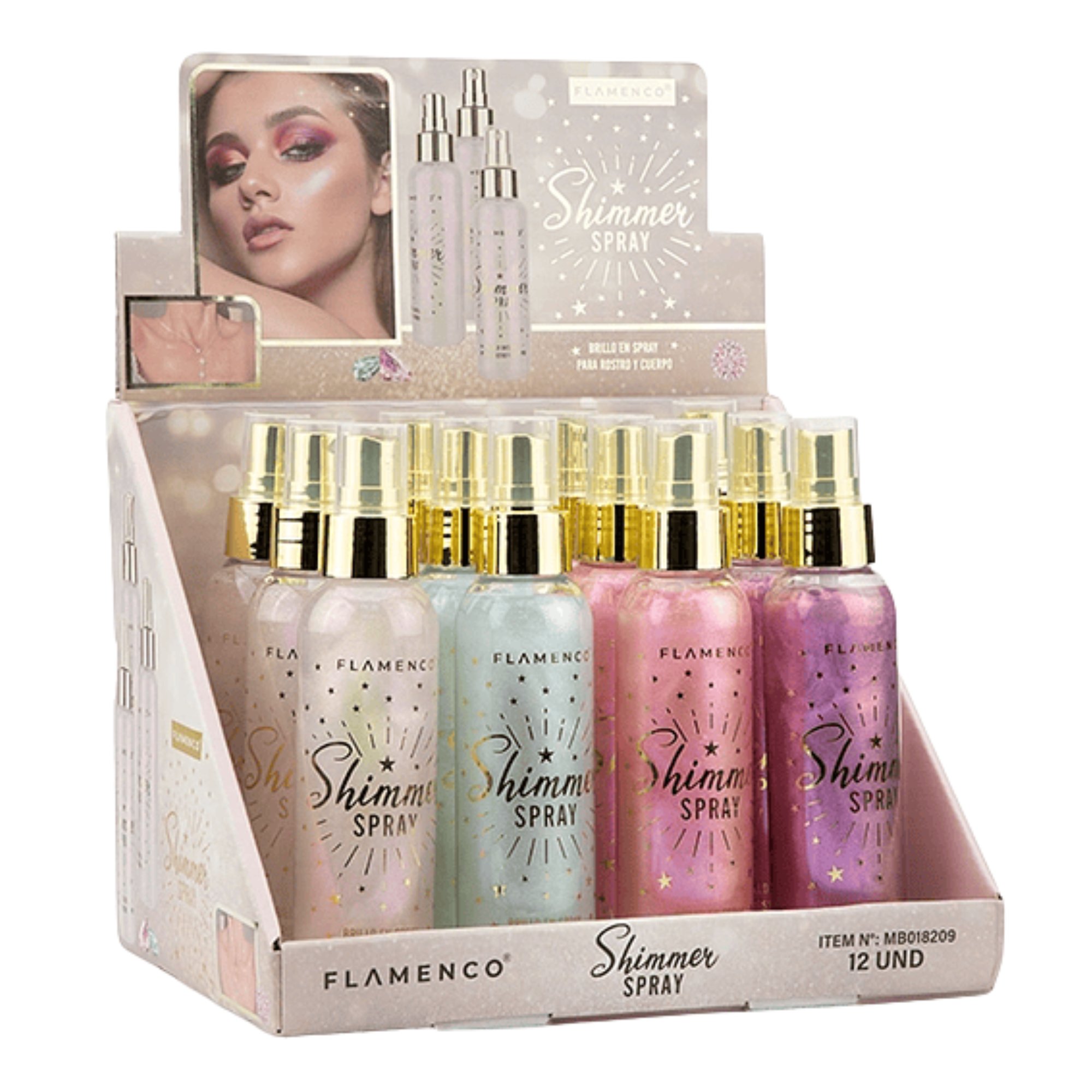 Brillo Iluminador en Spray Flamenco - 110 Ml - 18209 - Tono 03 FLAMENCO Cosmeticos-skincare