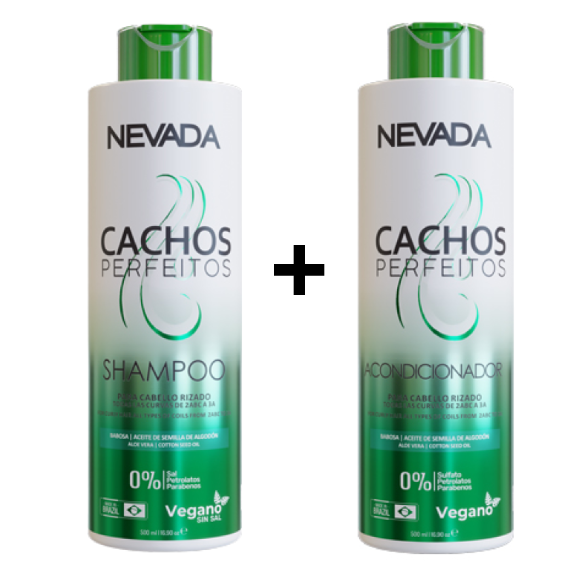 Pack Shampo y Acondicionador NEVADA Cachos Perfectos - 500 Ml NEVADA Cosmeticos-skincare