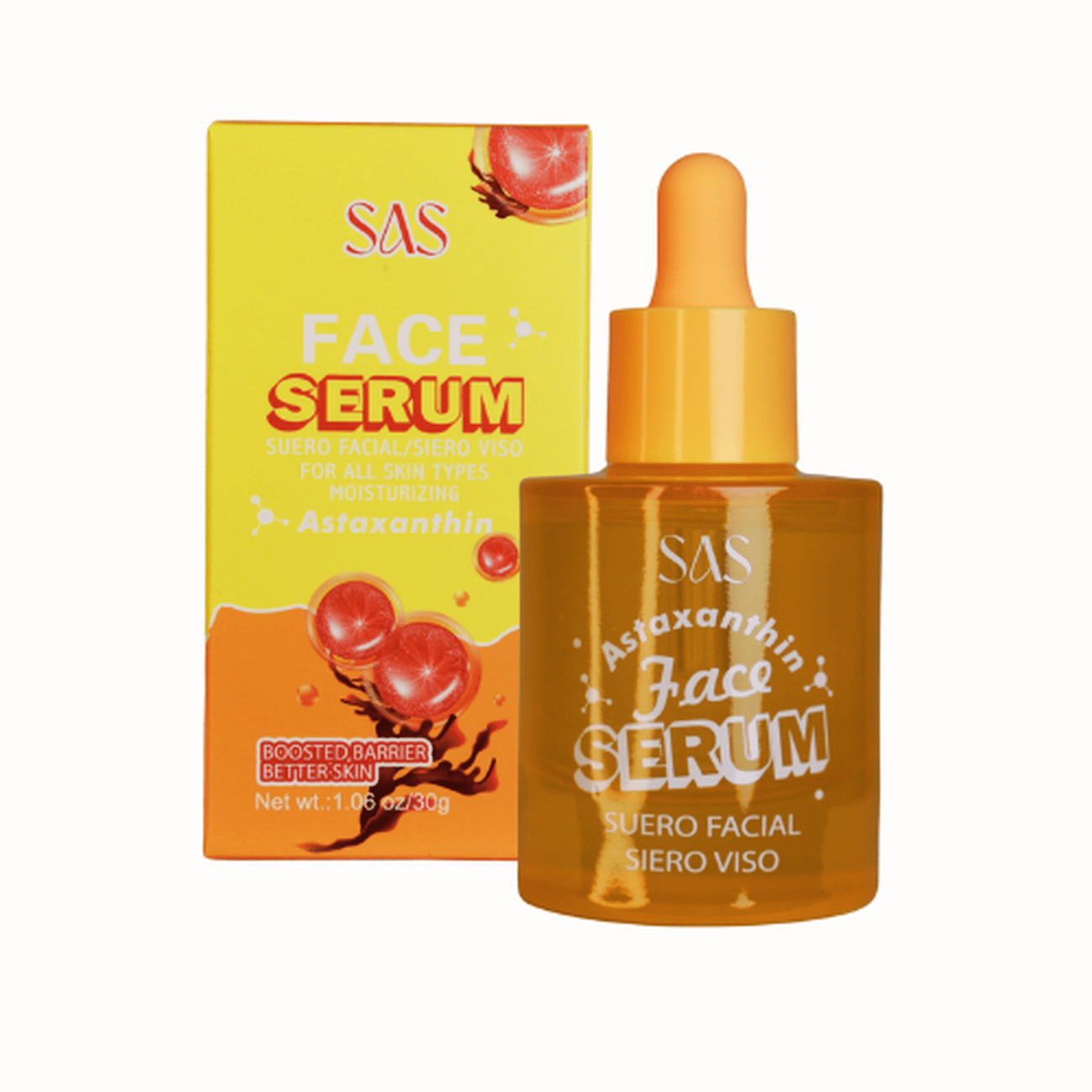 Serum Facial SAS Cosmetics - Astaxanthin 30g SAS COSMETICS Cosmeticos-skincare