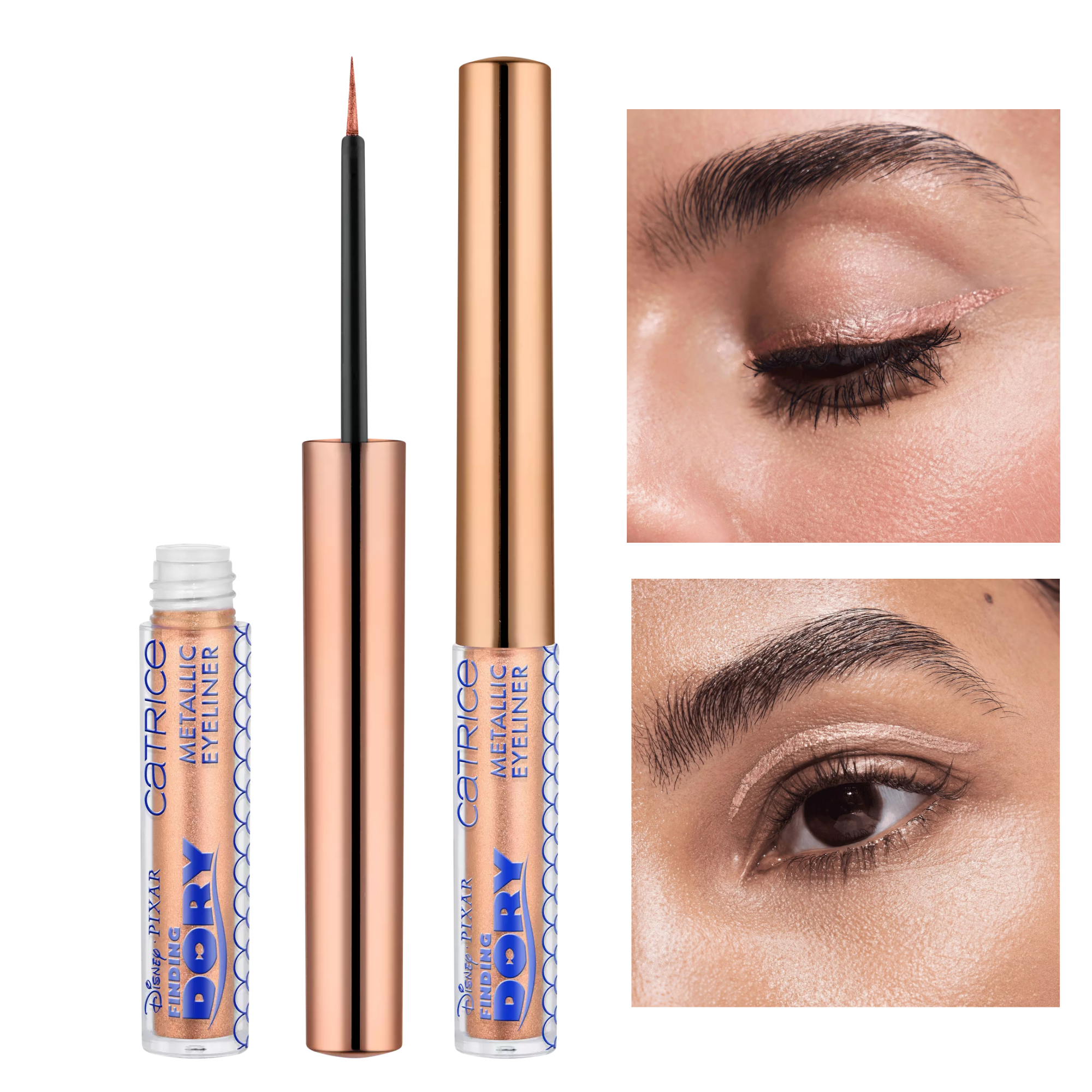 Delineador de ojos metálico de Buscando a Dory de Disney Pixar - 020 - Seashell Sparkle CATRICE Cosmeticos-skincare