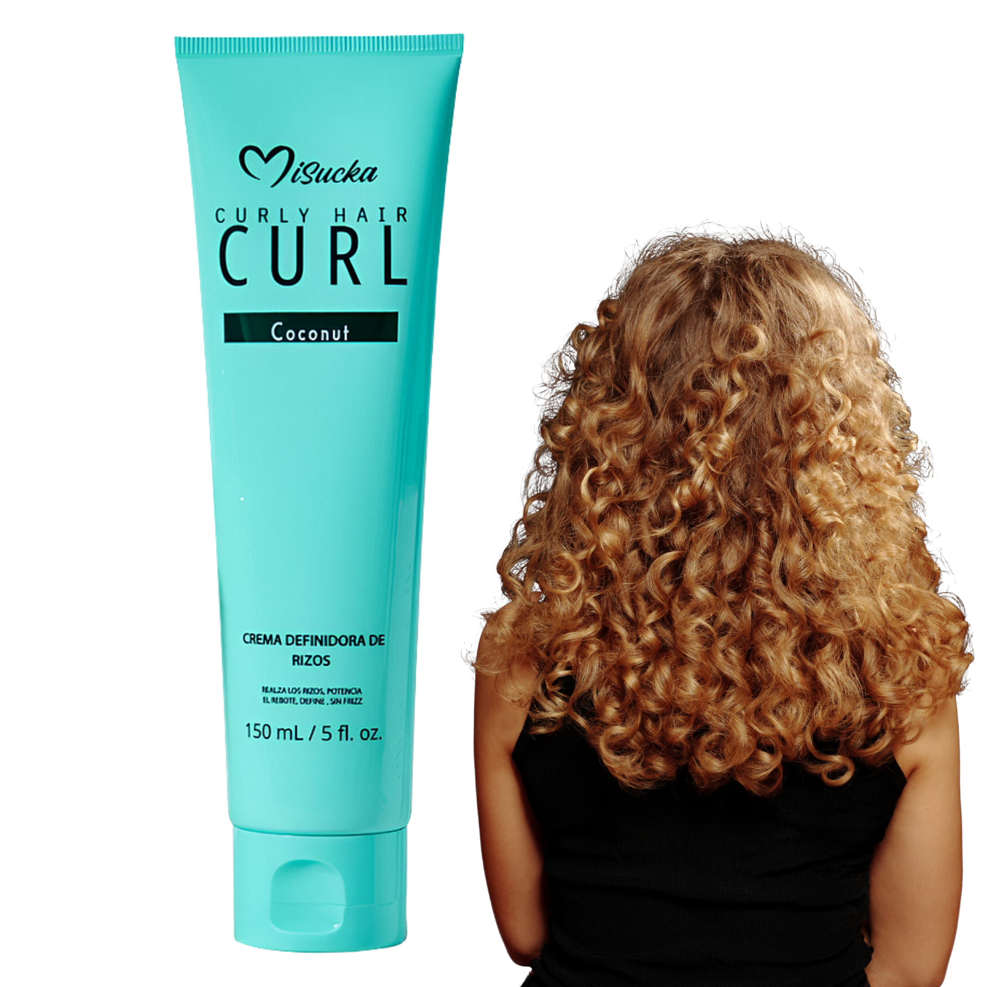Crema definidora de CURLY / RIZOS MiSucka Sin Enjuague - 150 ML MISUCKA Cosmeticos-skincare