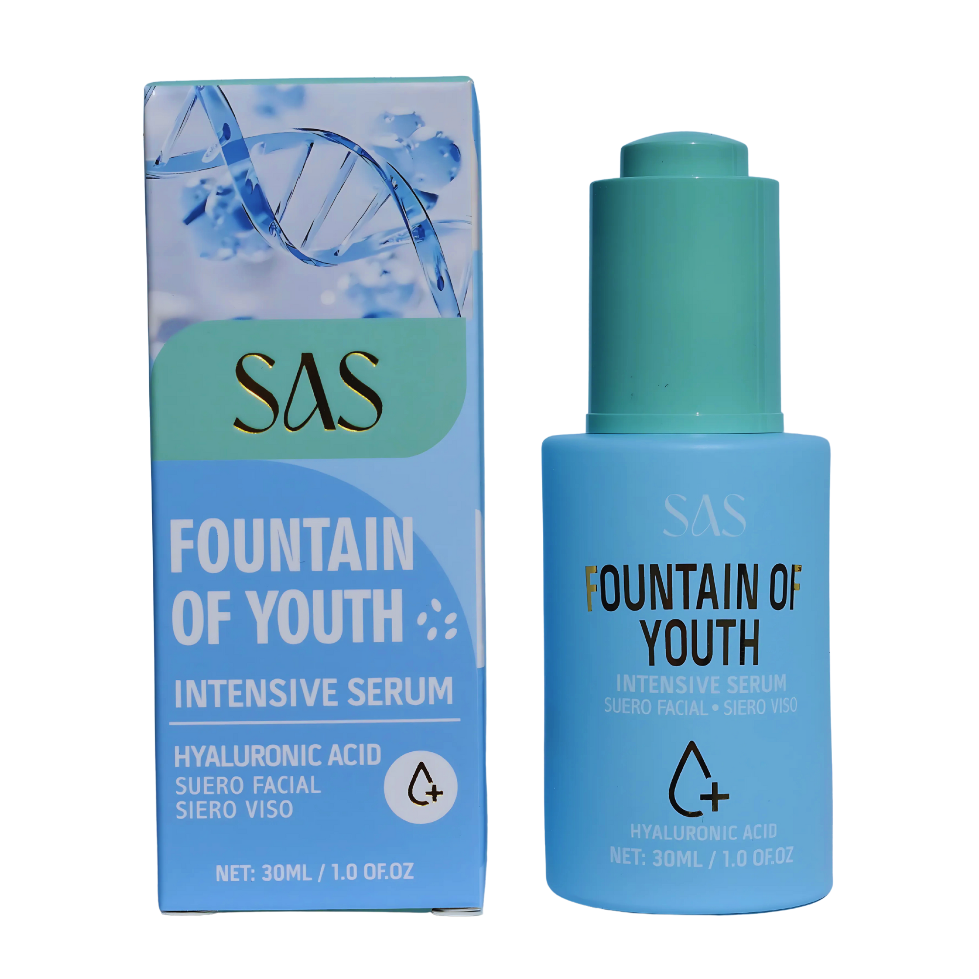 Serum Facial Hidratante SAS Cosmetics 30 ML - Acido Hialuronico SAS COSMETICS Cosmeticos-skincare