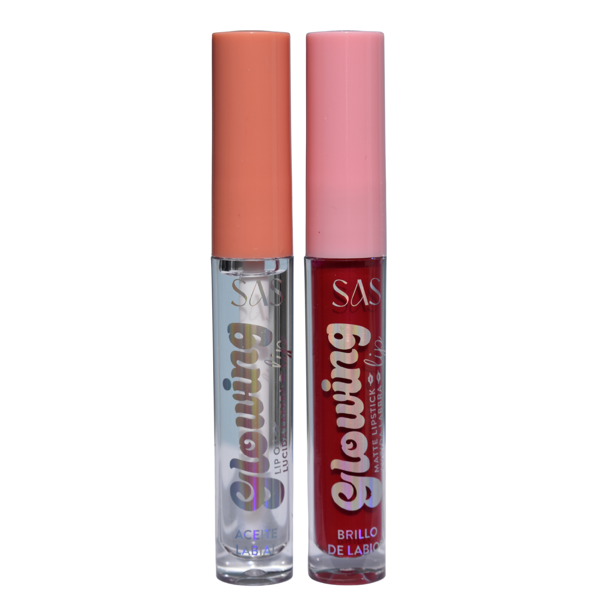 Duo de Labial Liquido Mate + Brillo de Labios SAS Cosmetics - SAC089 - 06 SAS COSMETICS Cosmeticos-skincare