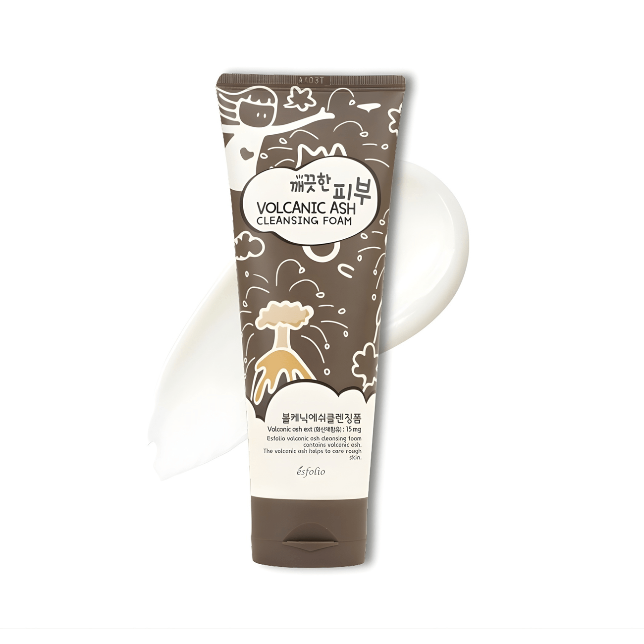 Espuma Limpiadora de Ceniza de Volcan - 150G - 7691 ESFOLIO Cosmeticos-skincare