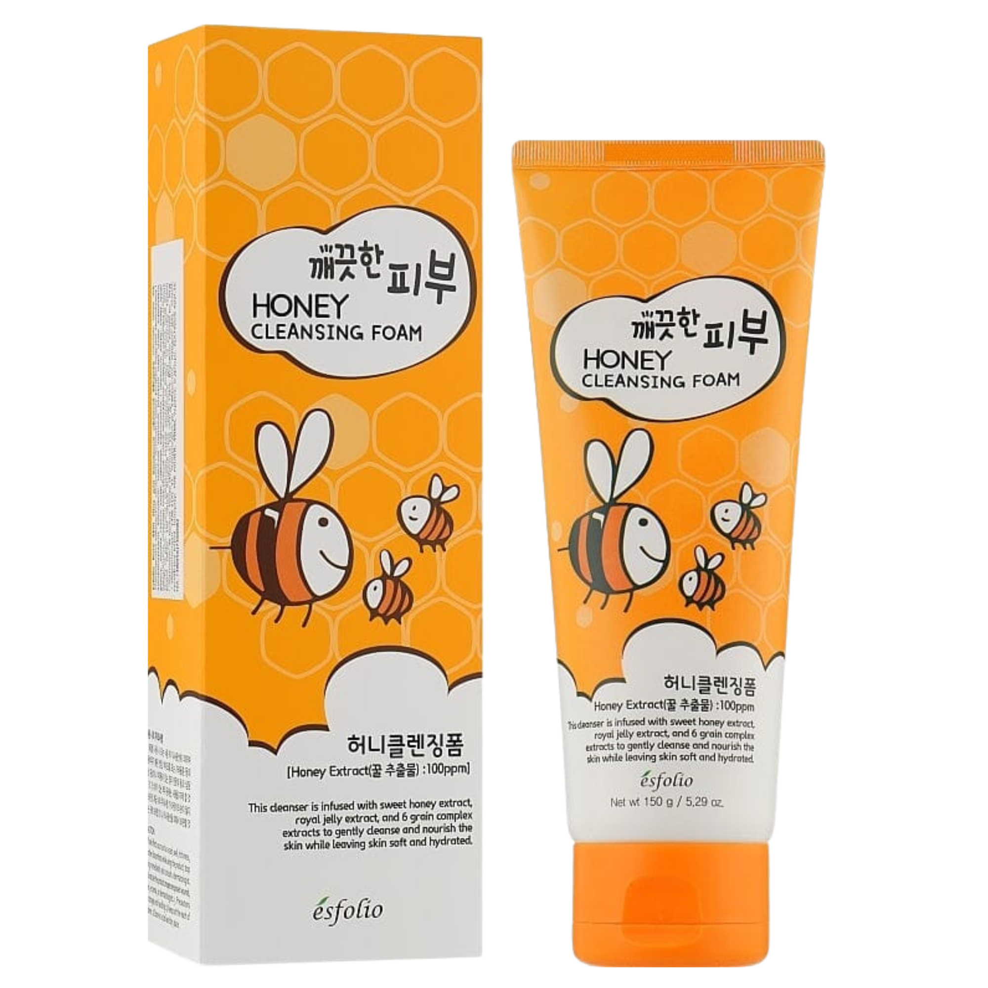 Espuma Limpiadora de Miel Esfolio - 150G - 2603 ESFOLIO Cosmeticos-skincare