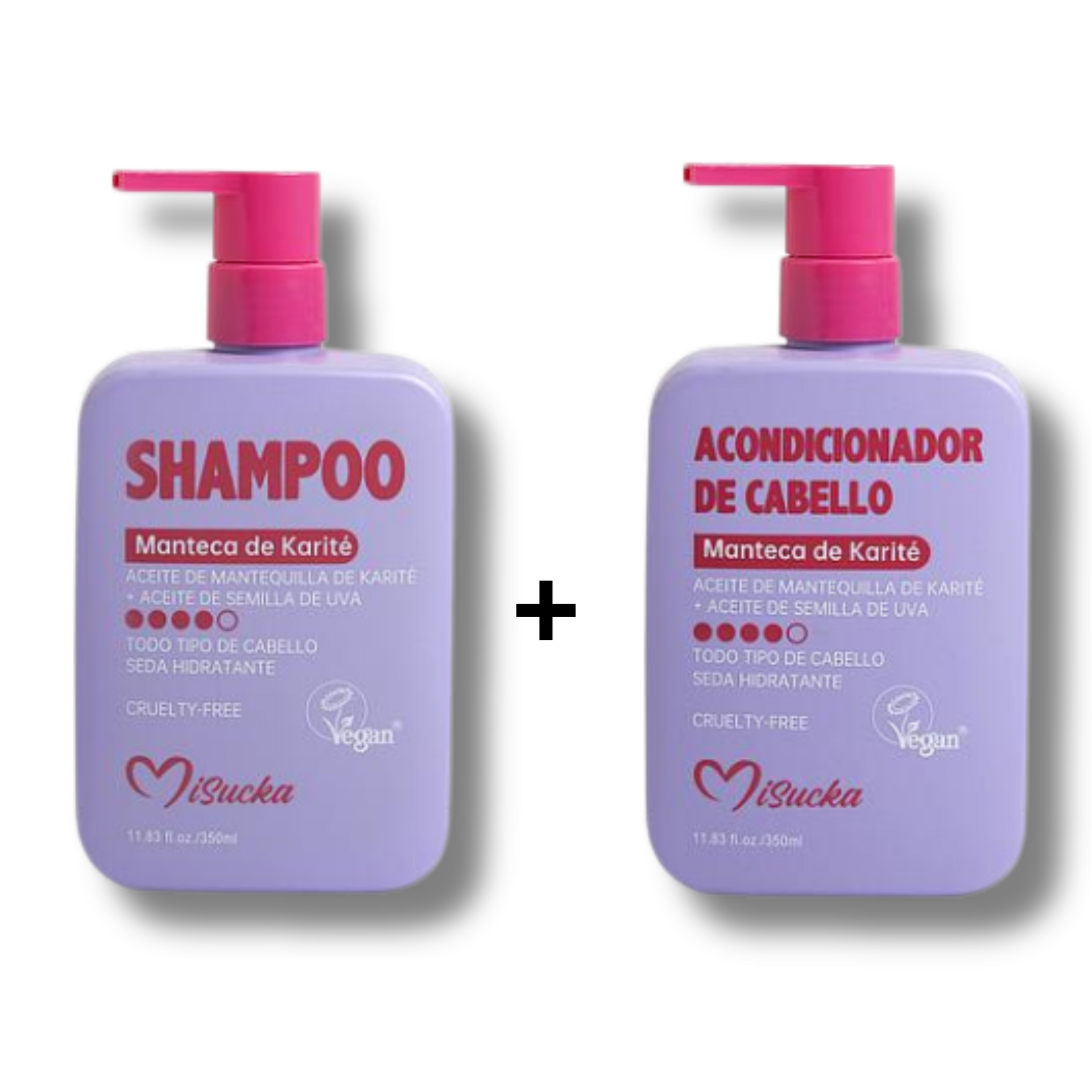 Pack Shampoo y Acondicionador MiSucka de Karité – Moda Outlet Chile