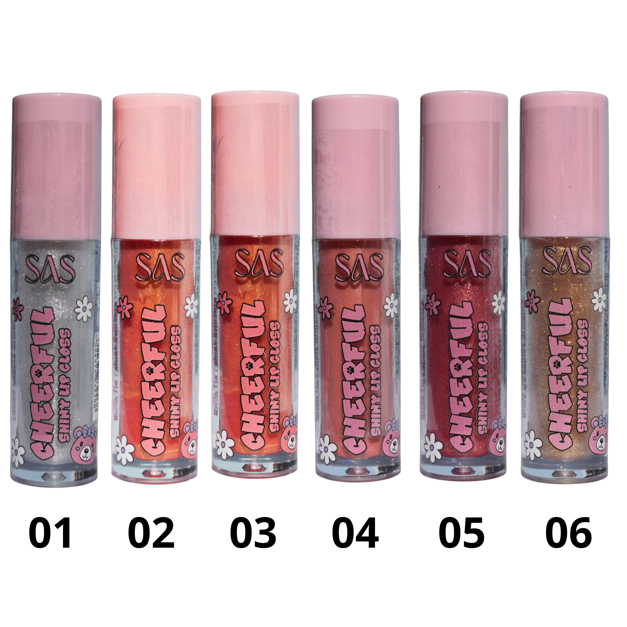 Brillo de Labios Cheerful SAS Cosmetic SAC080A - 05 SAS COSMETICS Cosmeticos-skincare