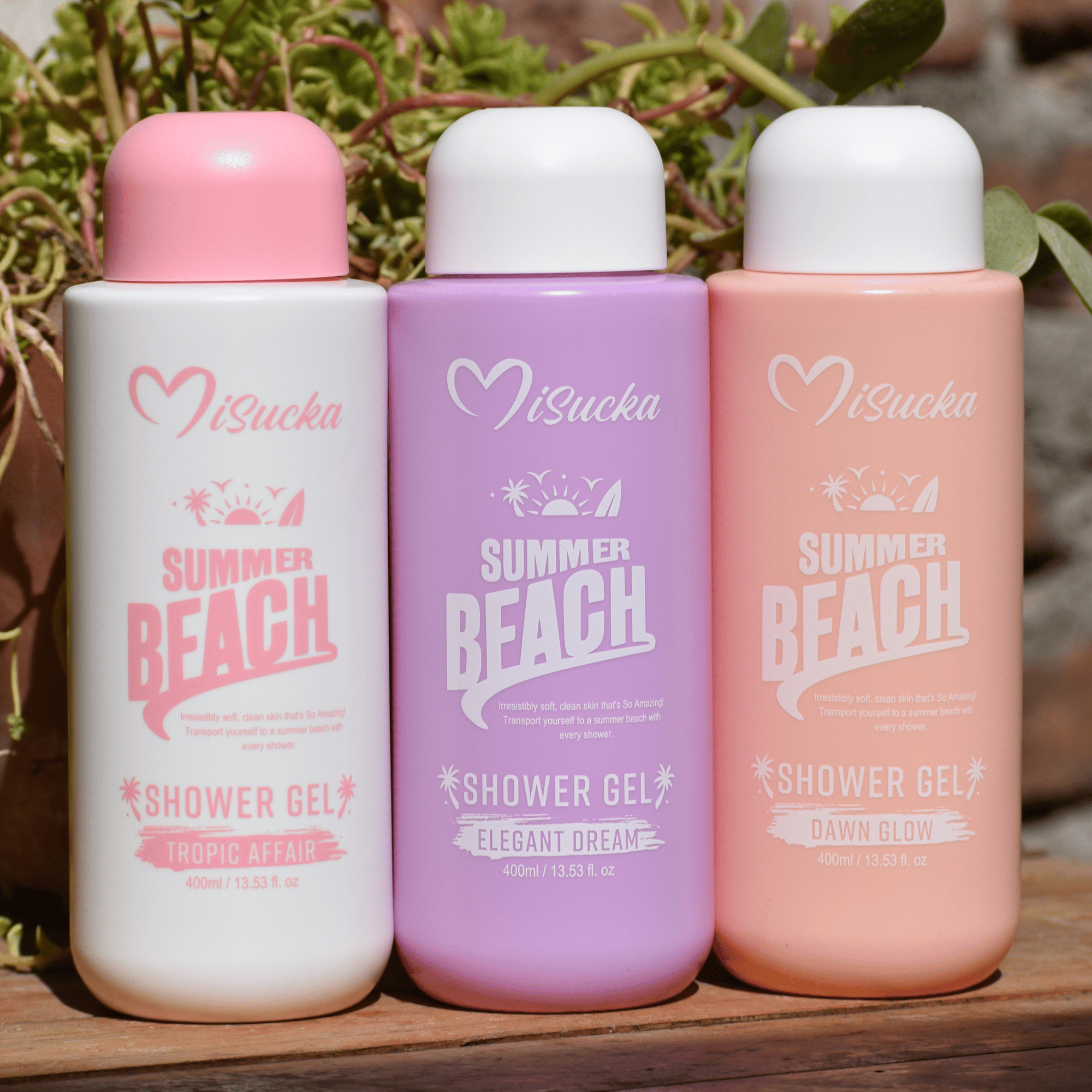 Shower Gel Misucka Gel de Ducha Summer Beach 400 ML - ELEGANT DREAM MISUCKA Cosmeticos-skincare