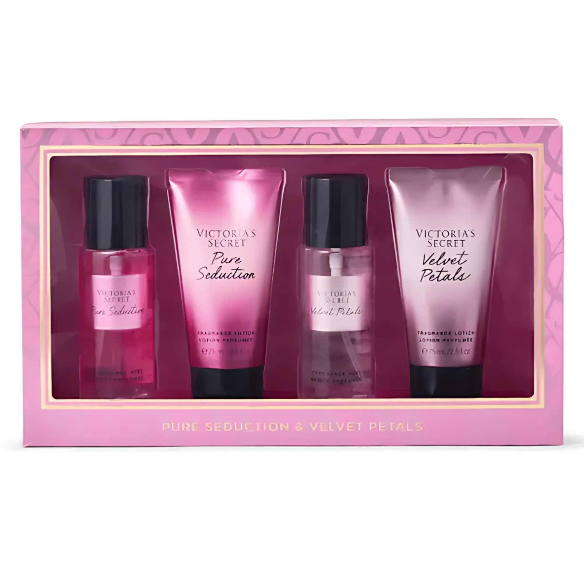 Set de Regalo Duo Pure Seduction y Duo Velvet Petals - 4 Piezas VICTORIAS SECRET Cosmeticos-skincare