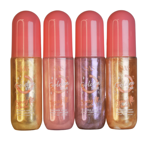 Pack de 4 Brillos Corporales SAS Cosmetics - 4 Piezas SAS COSMETICS Cosmeticos-skincare