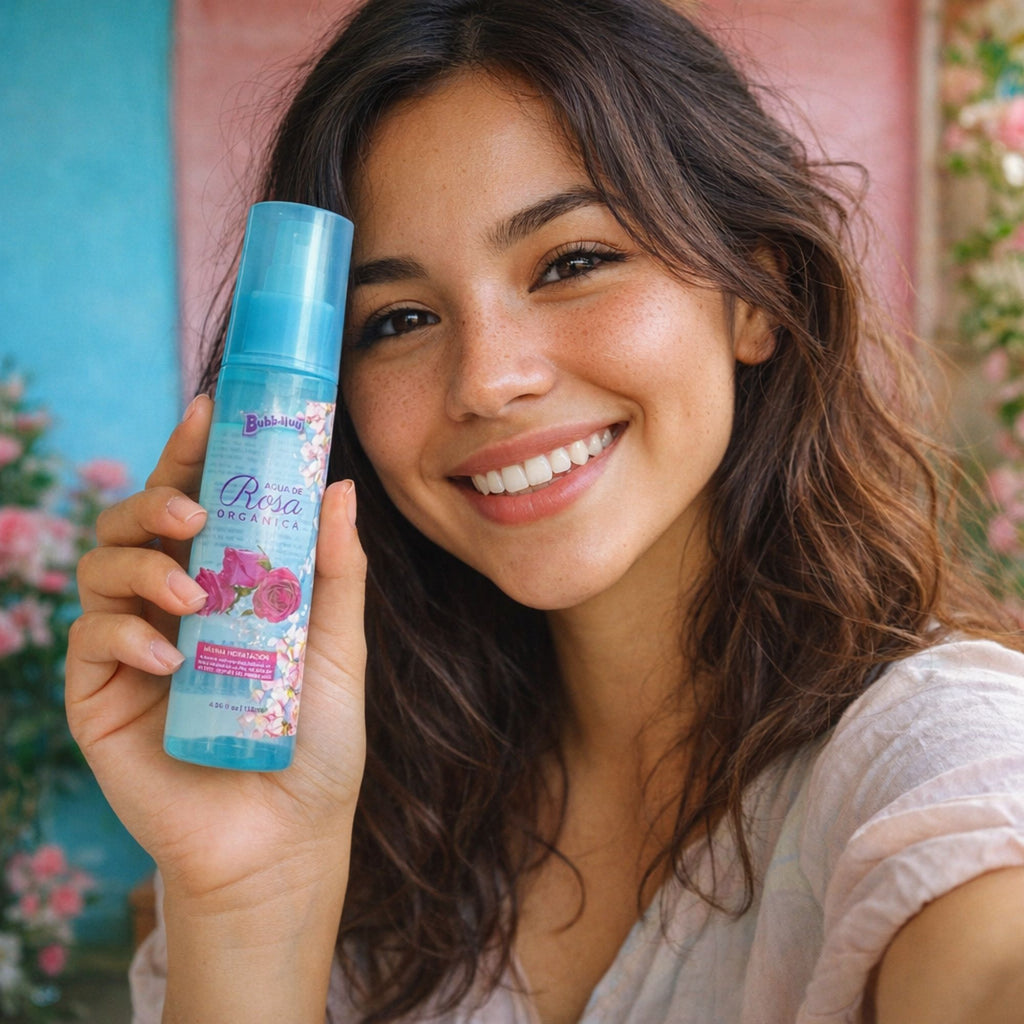 Agua de Rosas Ultra Hidratante Bubbaluu 120 ML - FT-1835