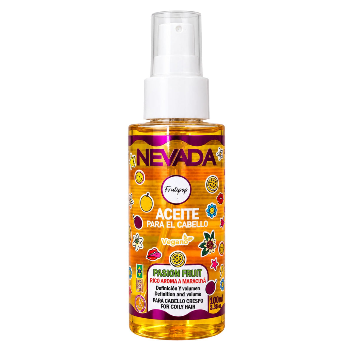 Aceite Capilar Nevada Frutipop - Maracuyá 100 ml