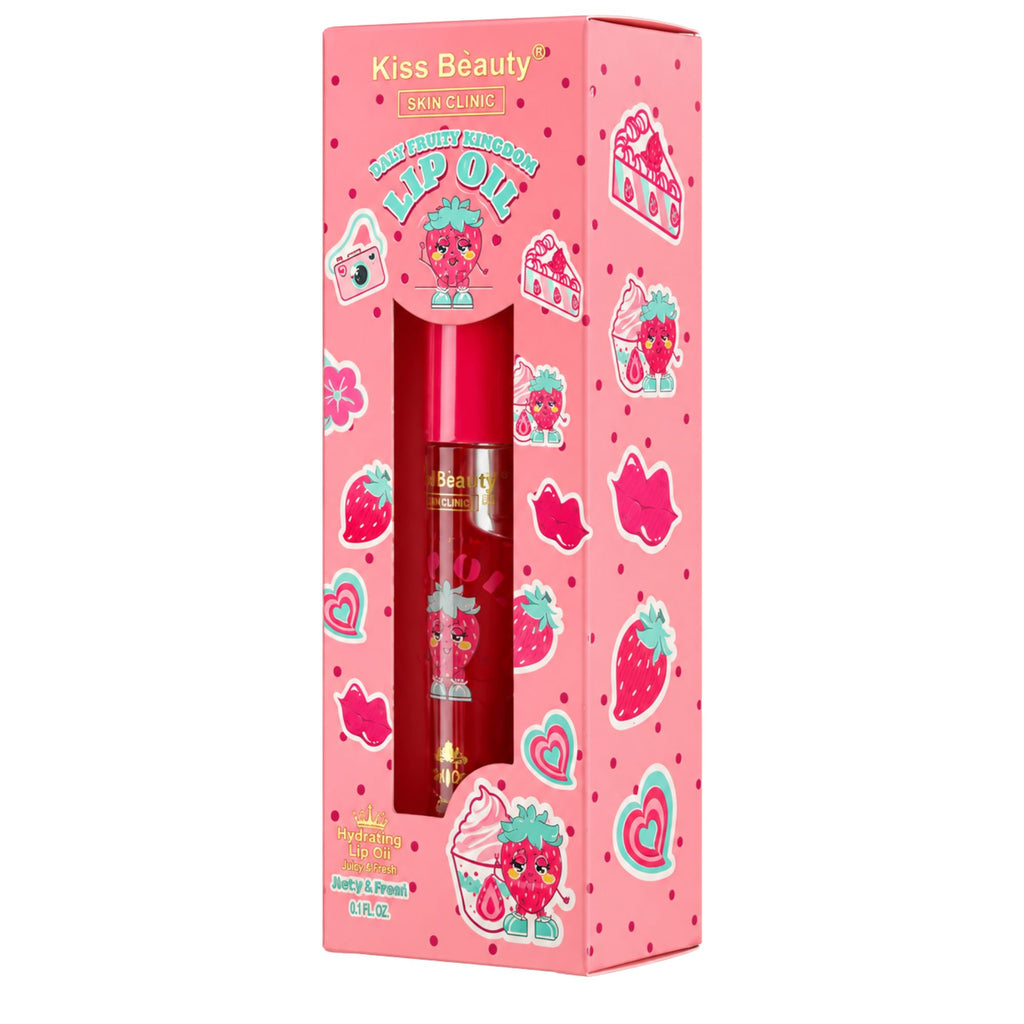 Aceite Labial Kiss Beauty Lip Oil 1387 - Strawberry Cream