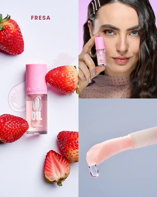 Aceite Labial Ruby Rose Lip Oil 8221 - FRESA