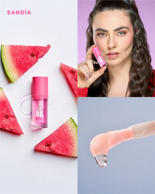 Aceite Labial Ruby Rose Lip Oil 8221 - SANDIA