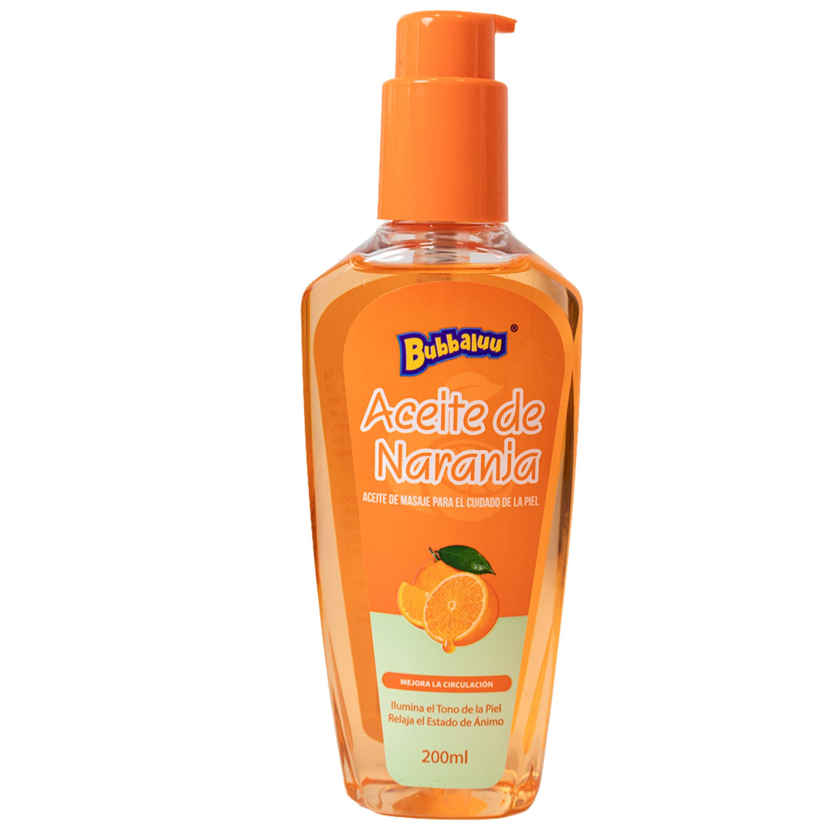 Aceite de Masaje Bubbaluu 200 ml - 1951 Naranja