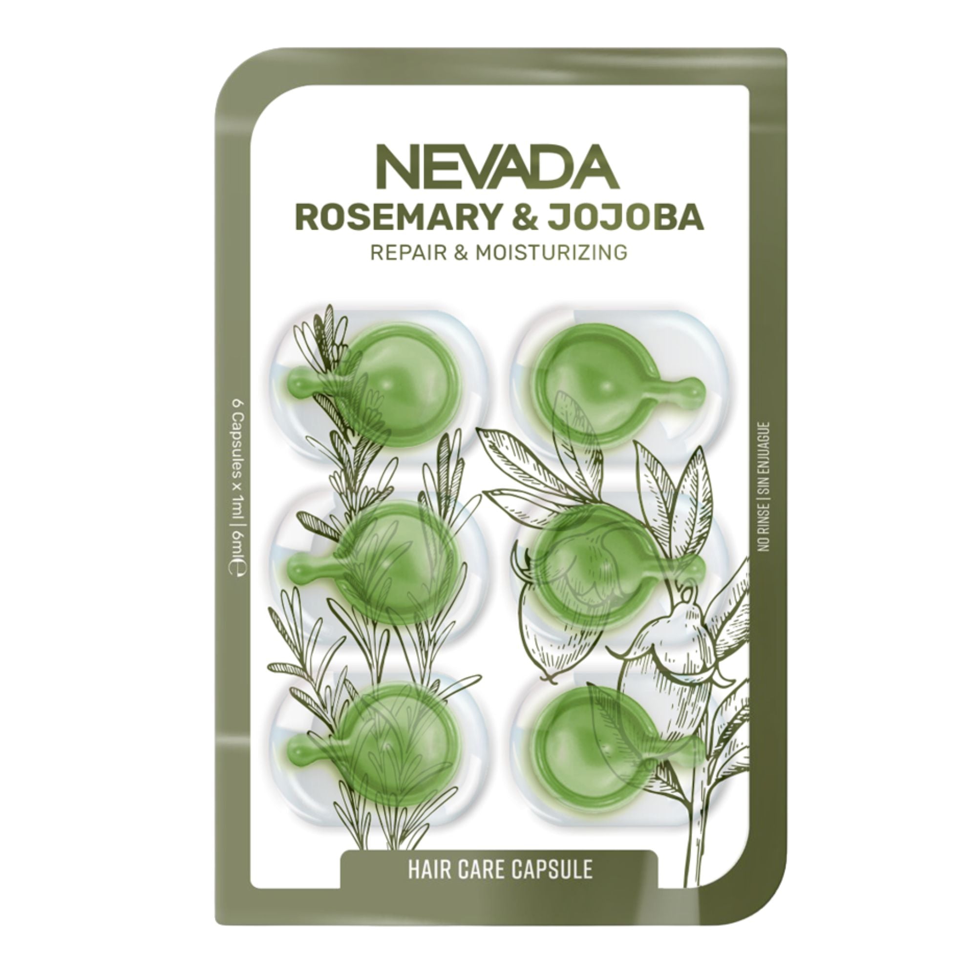 Ampollas Capilares Romero & Jojoba Nevada 6 Cápsulas  - AU190