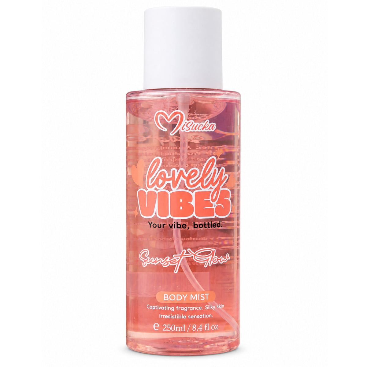 Body Mist Misucka Lovely Vibes Sunset Glow 250 ML