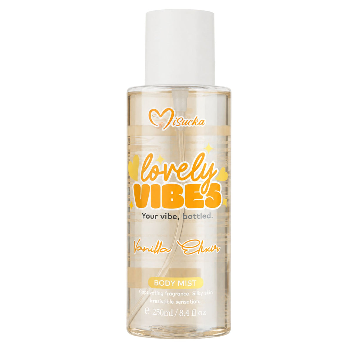 Body Mist Misucka Lovely Vibes Vanilla Elixir 250 ML