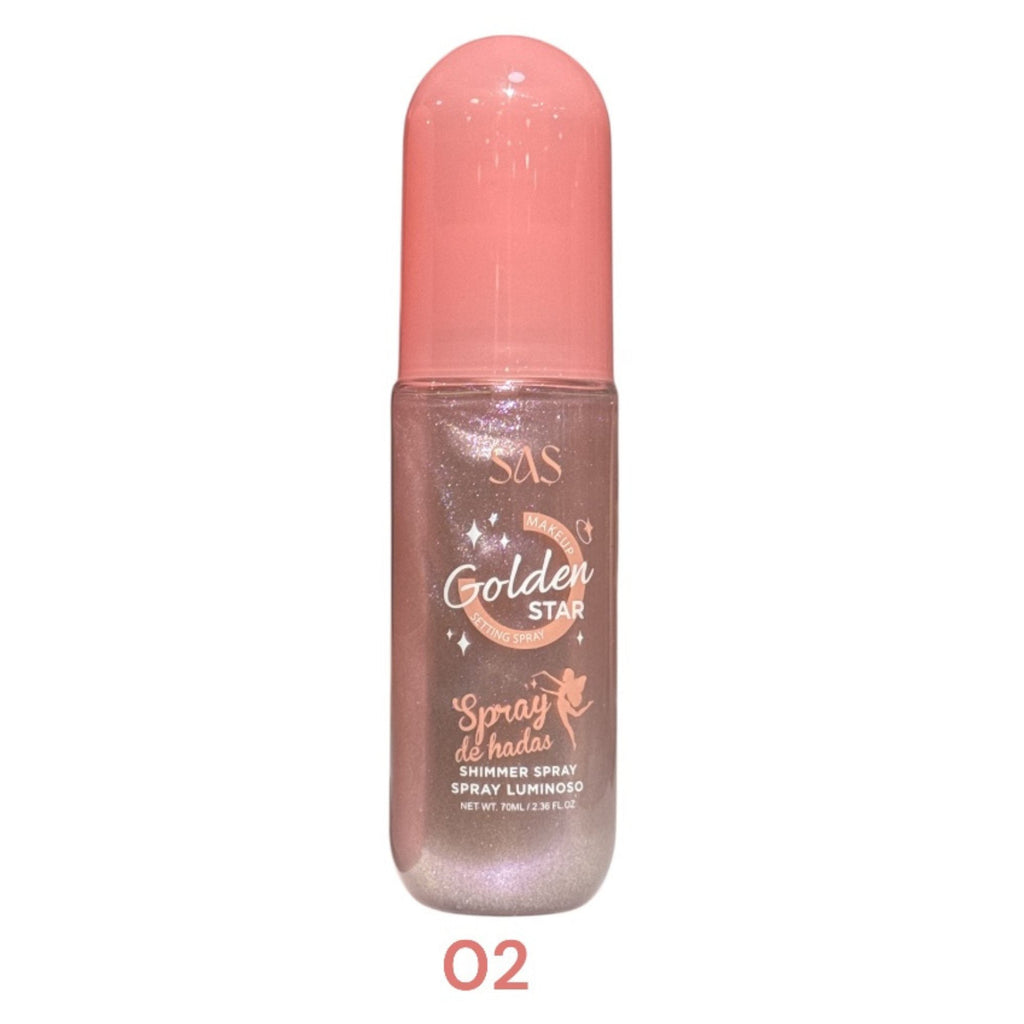 Brillo Corporal en Spray Polvo de Hadas SAS Cosmetics SAC019-B - TONO 02