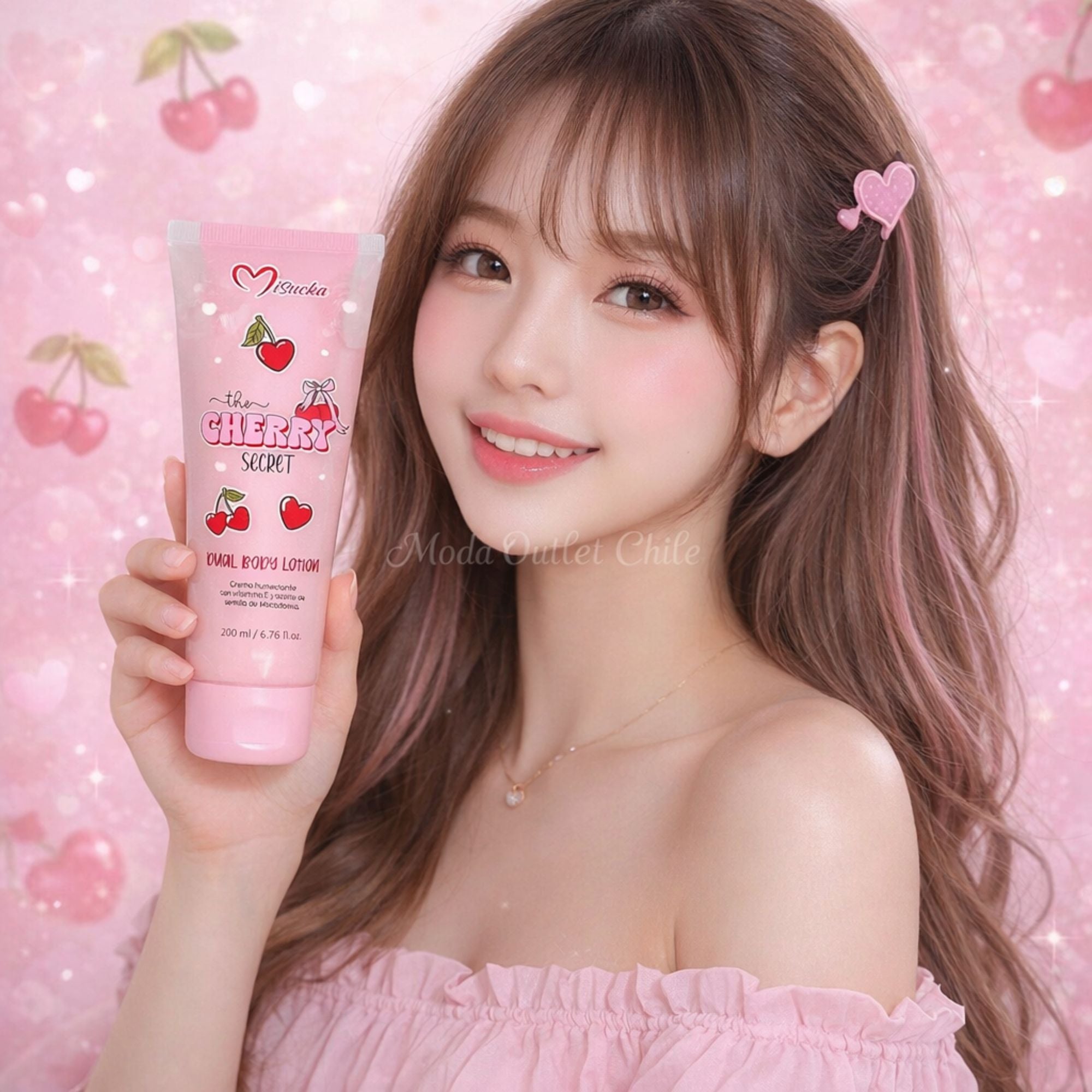 Crema Corporal Dual The Cherry Secret Misucka - 200 ML