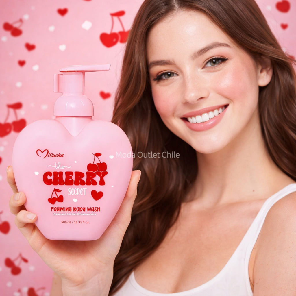 Gel de baño en espuma The Cherry Secret Misucka - 500 ML