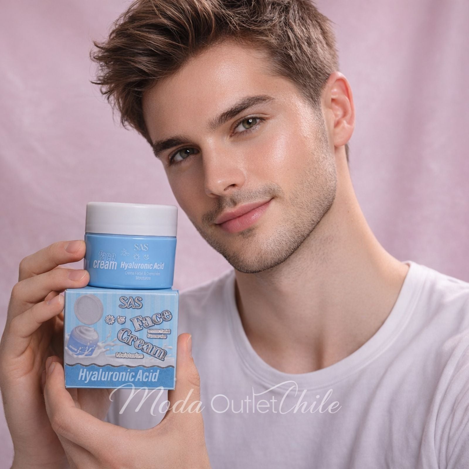 Crema Facial SAS Cosmetics con Acido Hyaluronico 38g - SAH191 - Acido Hyaluronico