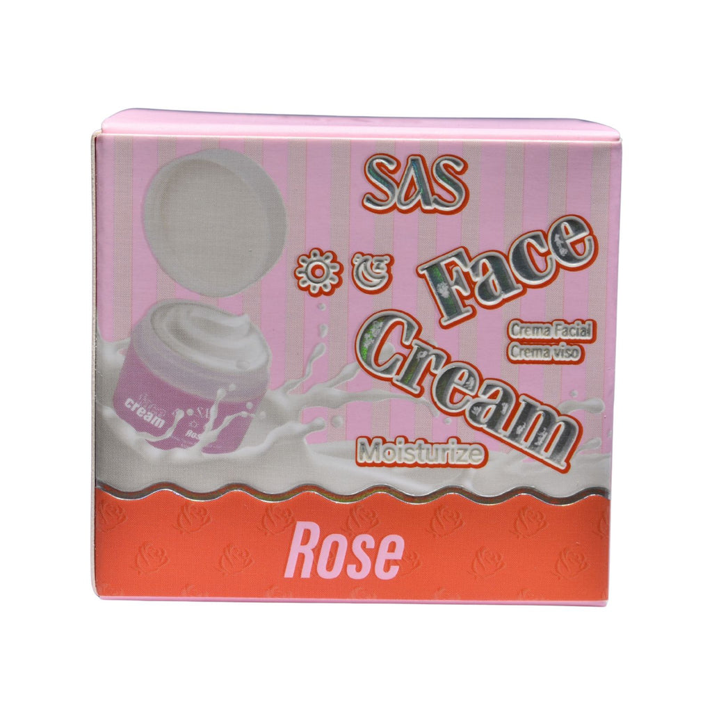 Crema Facial SAS Cosmetics con Estracto de Rosas 38g - SAH191 - ROSE