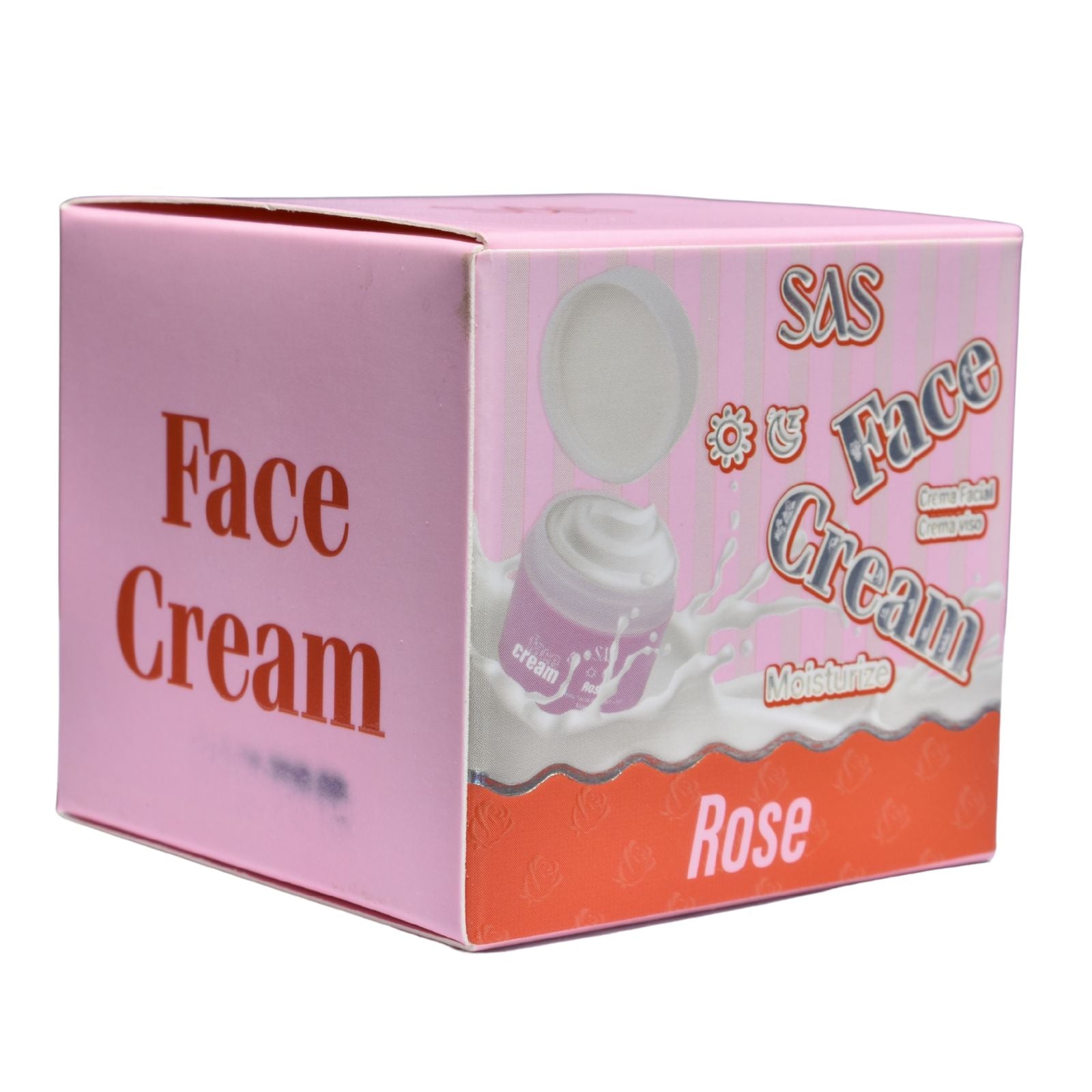 Crema Facial SAS Cosmetics con Estracto de Rosas 38g - SAH191 - ROSE