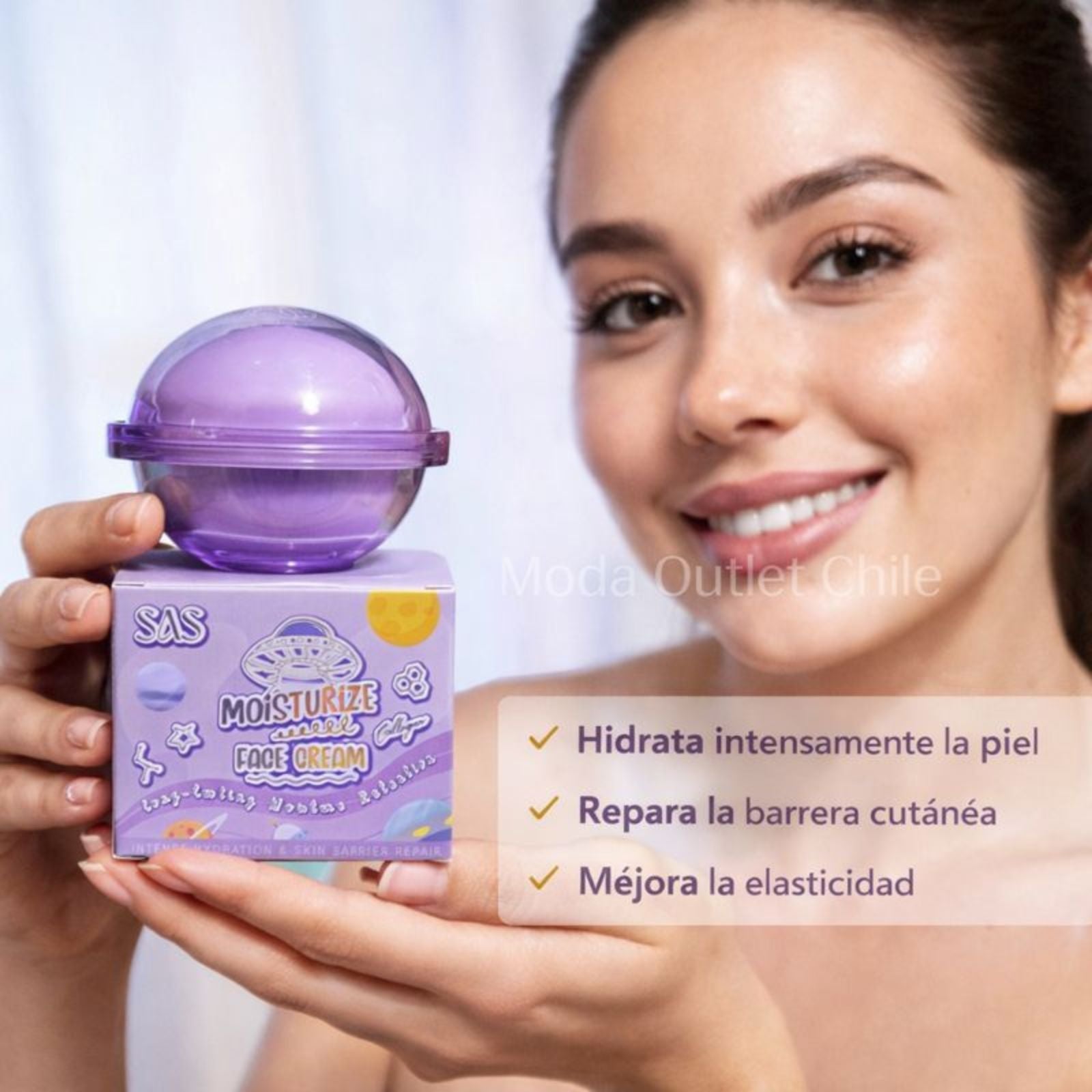 Crema Facial SAS Cosmetics Hidratacion Intensa - SAH193-3