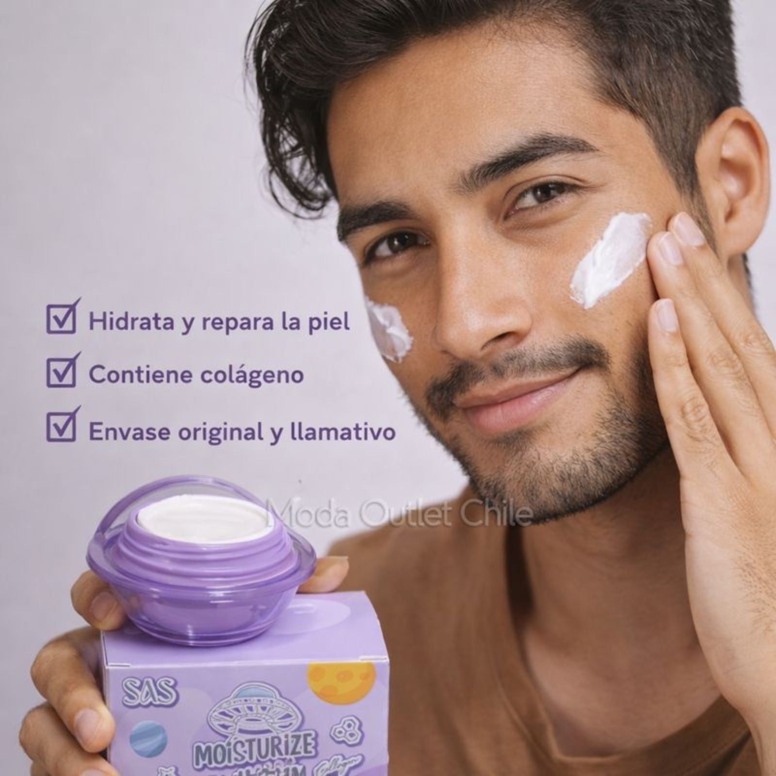 Crema Facial SAS Cosmetics Hidratacion Intensa - SAH193-3
